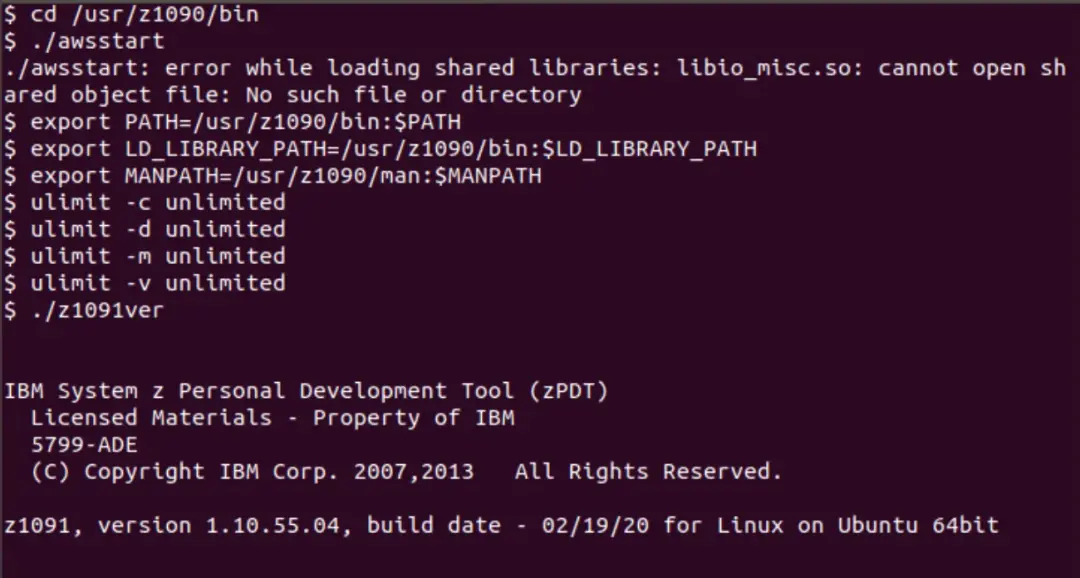 IBM ZD&T EE - Install zPDT Emulator – screenshot 16
