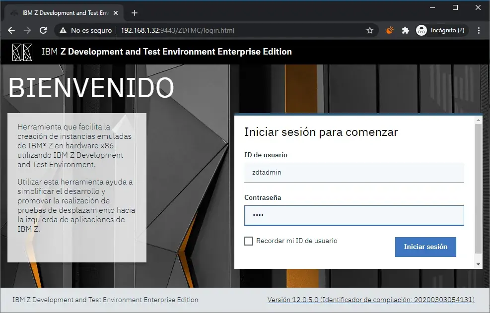 IBM ZD&T EE - Install Web Utility and Deploy z/OS System – screenshot 8