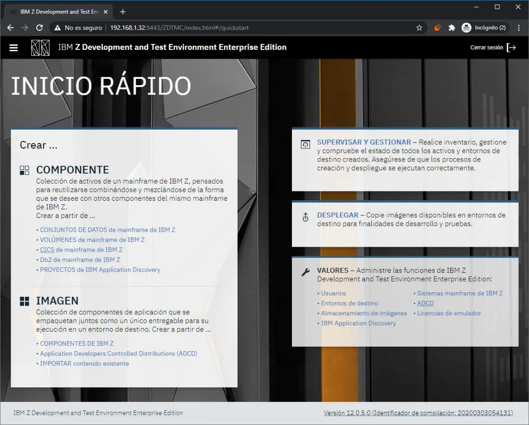 IBM ZD&T EE - Install Web Utility and Deploy z/OS System – screenshot 10