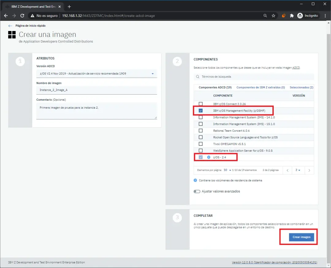 IBM ZD&T EE - Install Web Utility and Deploy z/OS System – screenshot 22