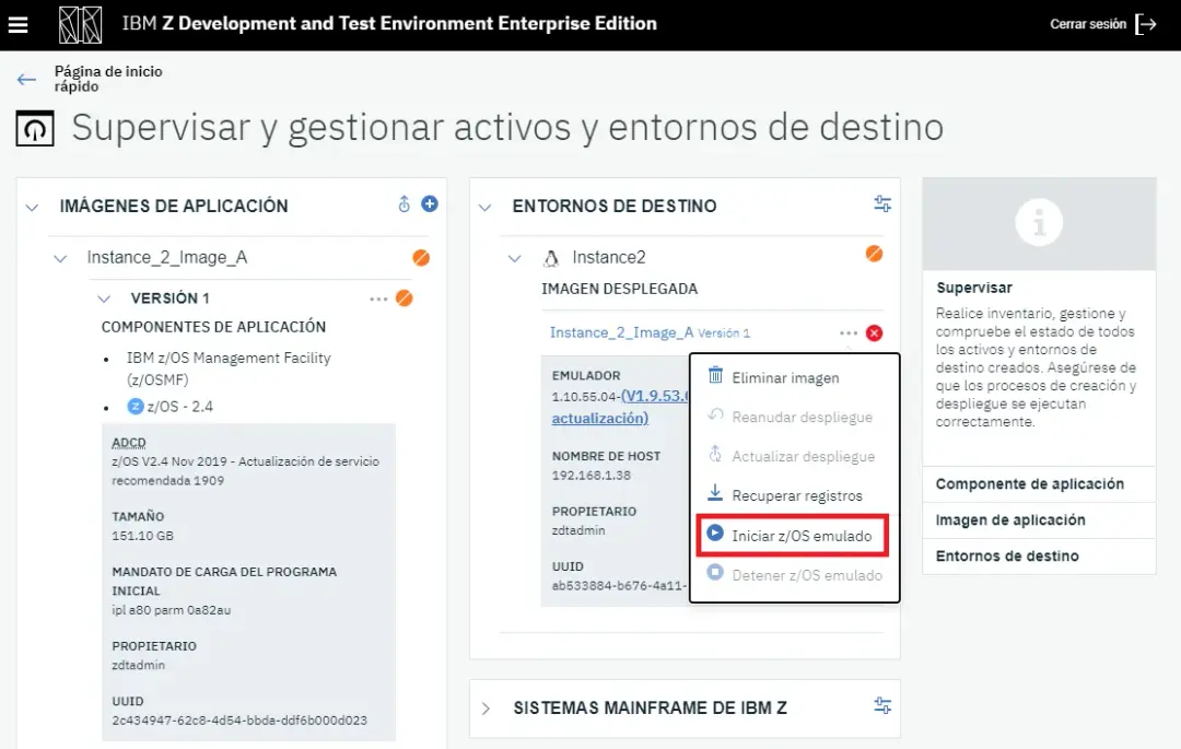 IBM ZD&T EE - Install Web Utility and Deploy z/OS System – screenshot 62