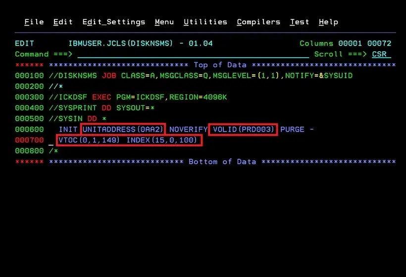 IBM ZD&T - Initialize and Share Disks – screenshot 12