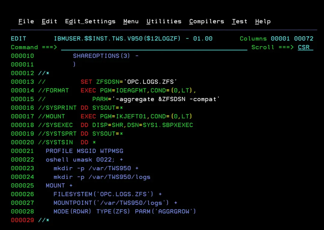 IBM Z Workload Scheduler 9.5 - Installation – screenshot 95