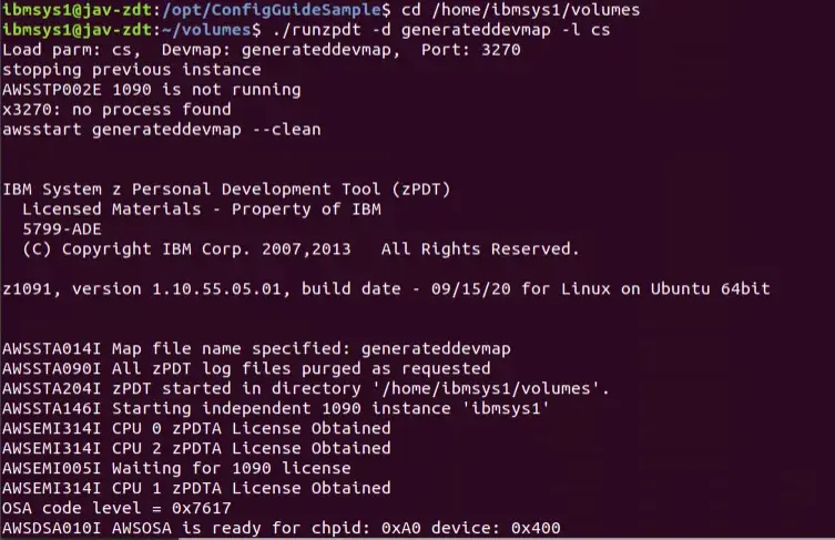 IBM ZD&T PE - Installation, Load License and Start – screenshot 28