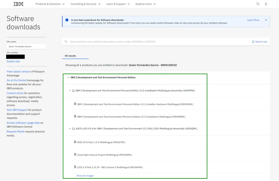 IBM ZD&T PE - Update to New Version – screenshot 1