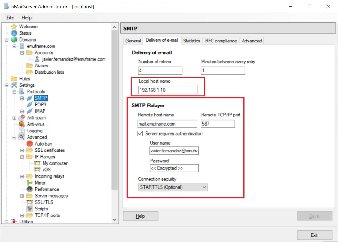 CSSMTP Send Emails - TLS Encryption – screenshot 2