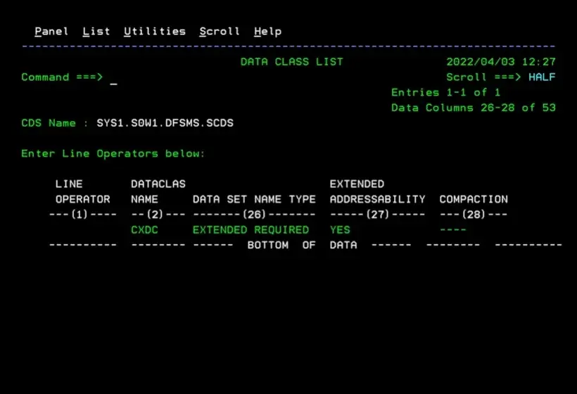 zCX - Create and Delete Instance – screenshot 4