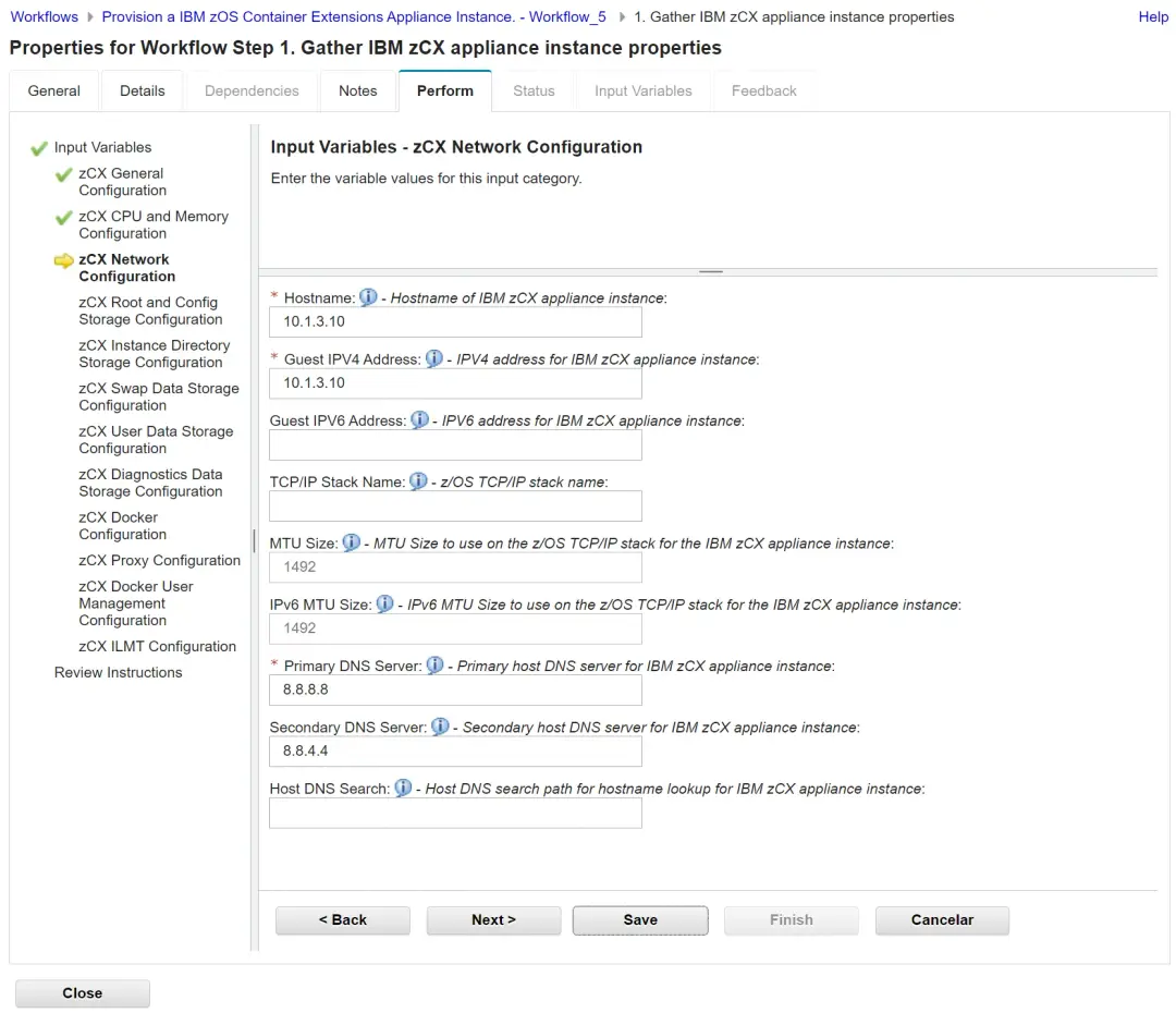 zCX - Create and Delete Instance – screenshot 18