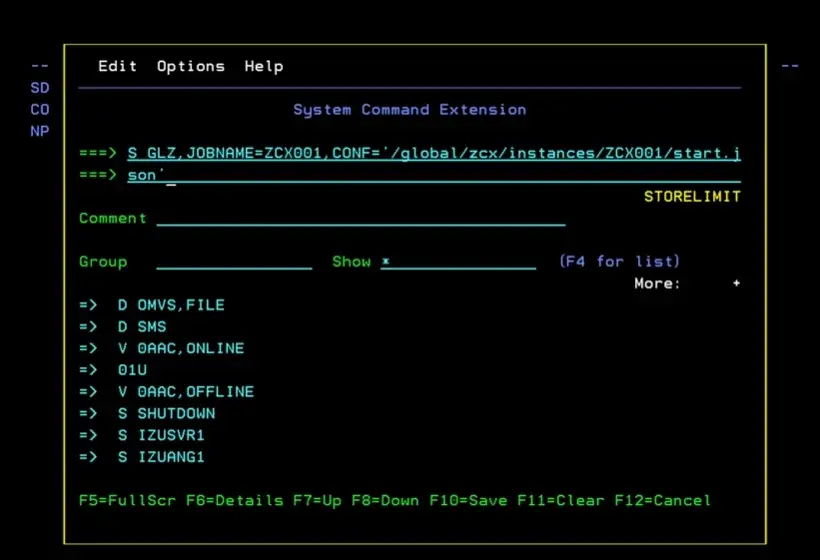 zCX - Create and Delete Instance – screenshot 35