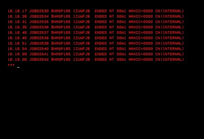 zCX - Create and Delete Instance – screenshot 56