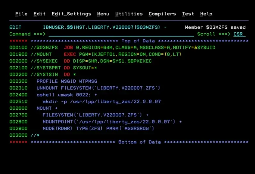 z/OSMF - Fix Error CWWKE0701E – screenshot 16