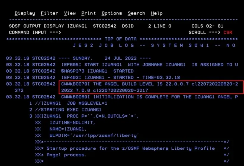 z/OSMF - Fix Error CWWKE0701E – screenshot 21