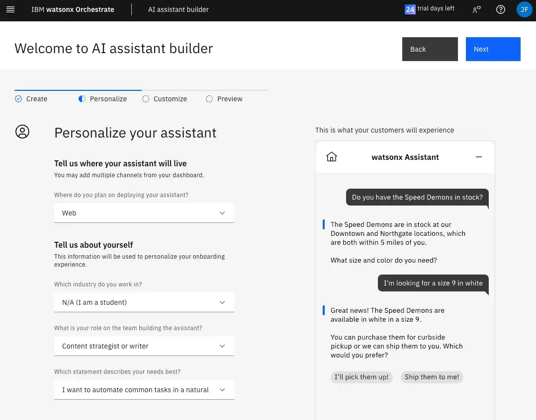 IBM watsonx Orchestrate - Connect AI Assistant with z/OS – screenshot 5