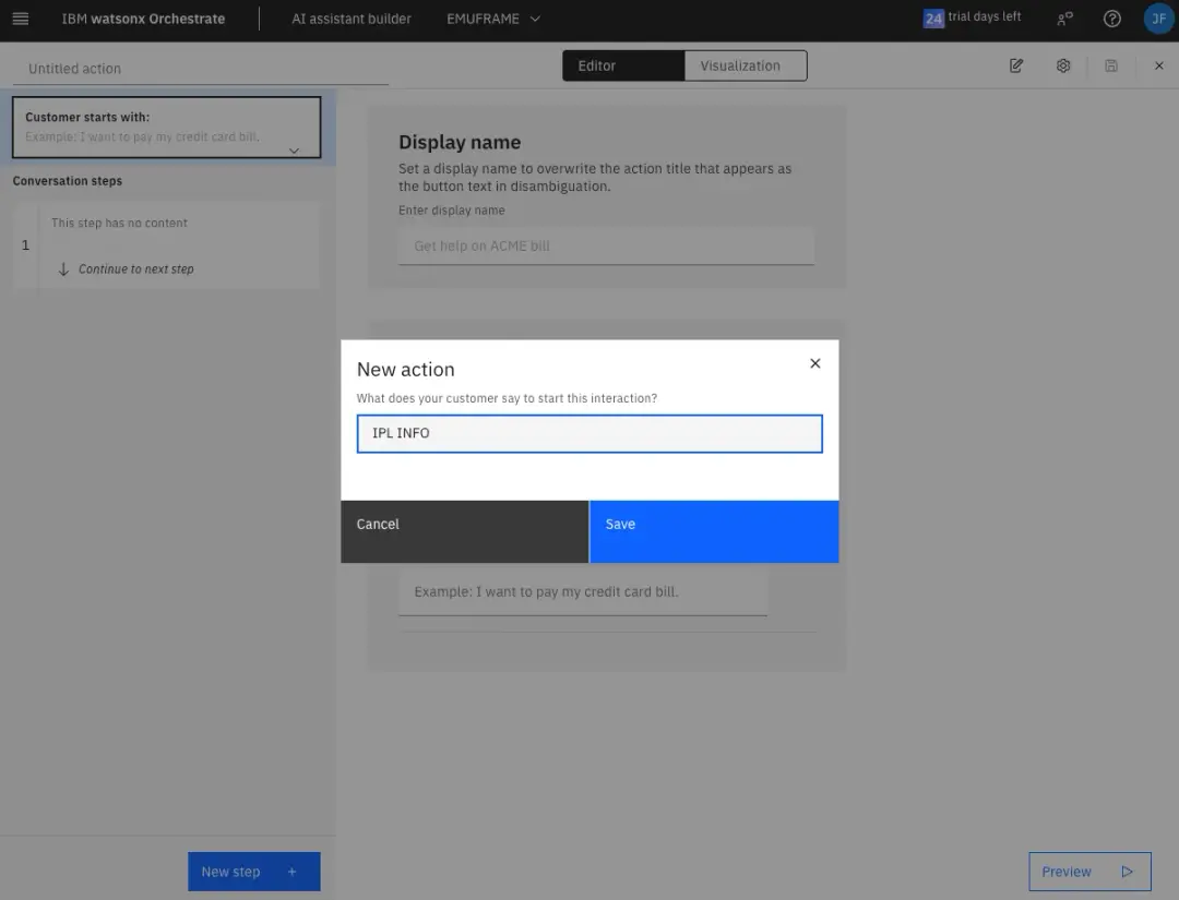 IBM watsonx Orchestrate - Connect AI Assistant with z/OS – screenshot 9