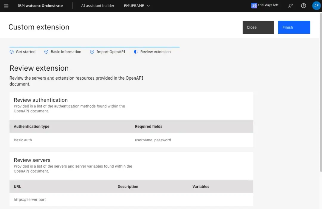 IBM watsonx Orchestrate - Connect AI Assistant with z/OS – screenshot 18