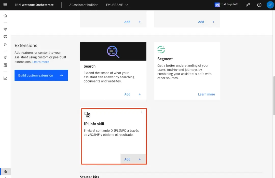 IBM watsonx Orchestrate - Connect AI Assistant with z/OS – screenshot 23