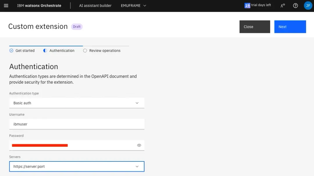 IBM watsonx Orchestrate - Connect AI Assistant with z/OS – screenshot 26