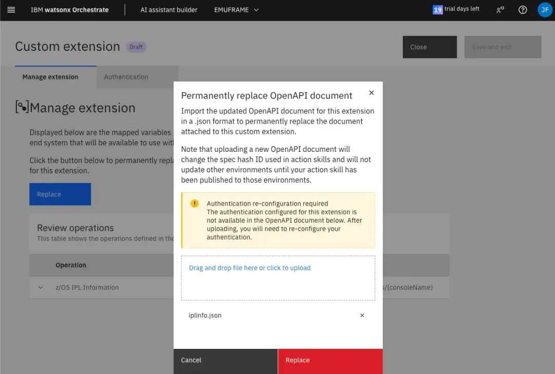 IBM watsonx Orchestrate - Connect AI Assistant with z/OS – screenshot 31