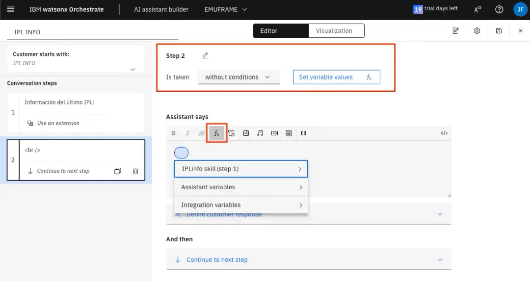 IBM watsonx Orchestrate - Connect AI Assistant with z/OS – screenshot 37