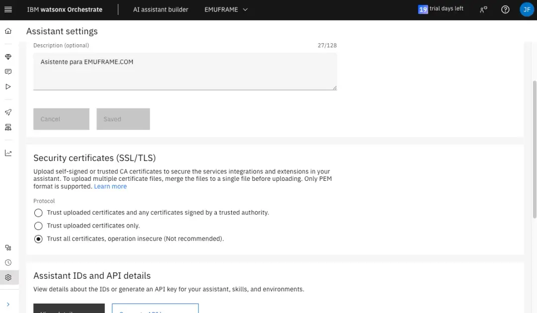 IBM watsonx Orchestrate - Connect AI Assistant with z/OS – screenshot 46