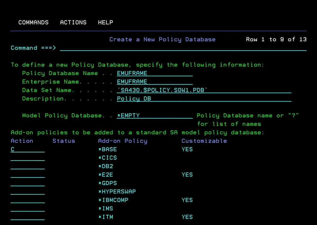 System Automation 4.3 - Automation Policies – screenshot 16