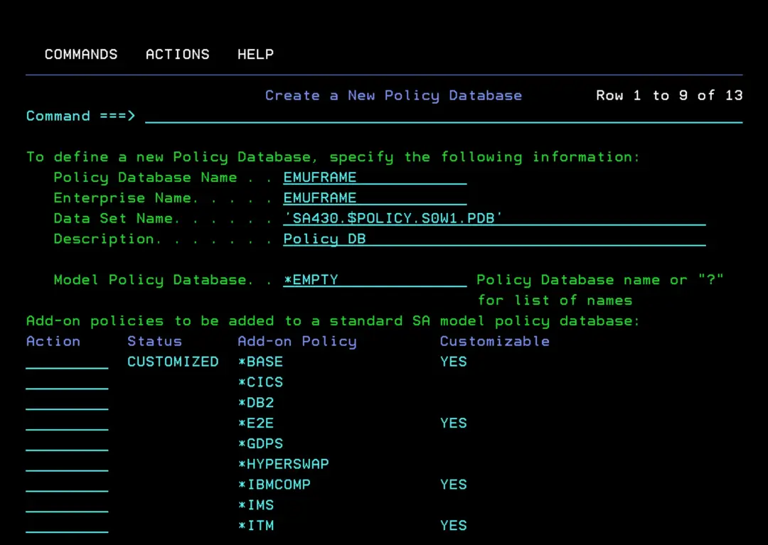 System Automation 4.3 - Automation Policies – screenshot 19