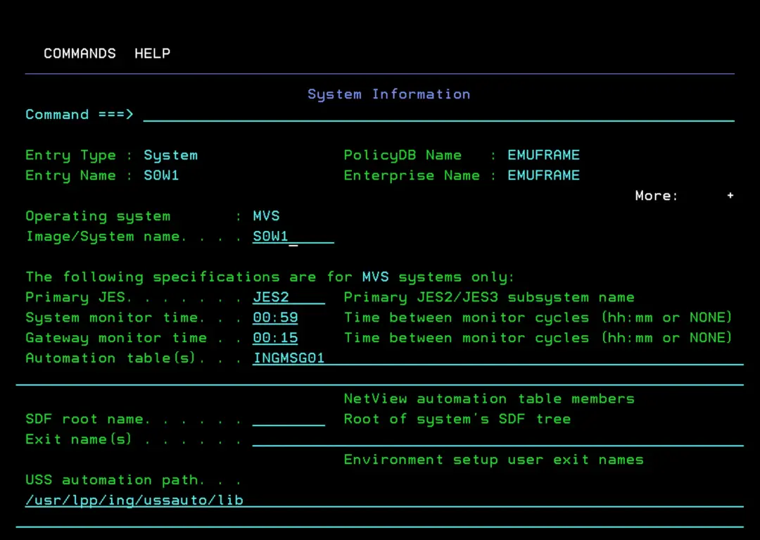 System Automation 4.3 - Automation Policies – screenshot 39
