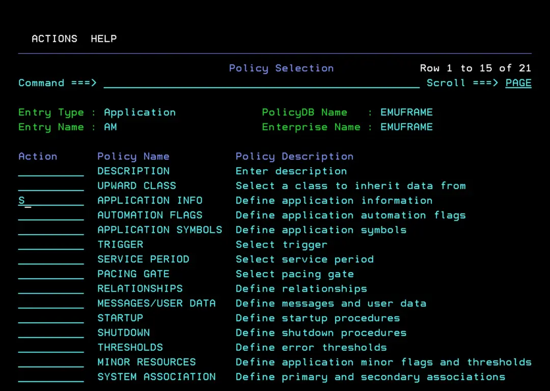 System Automation 4.3 - Automation Policies – screenshot 44