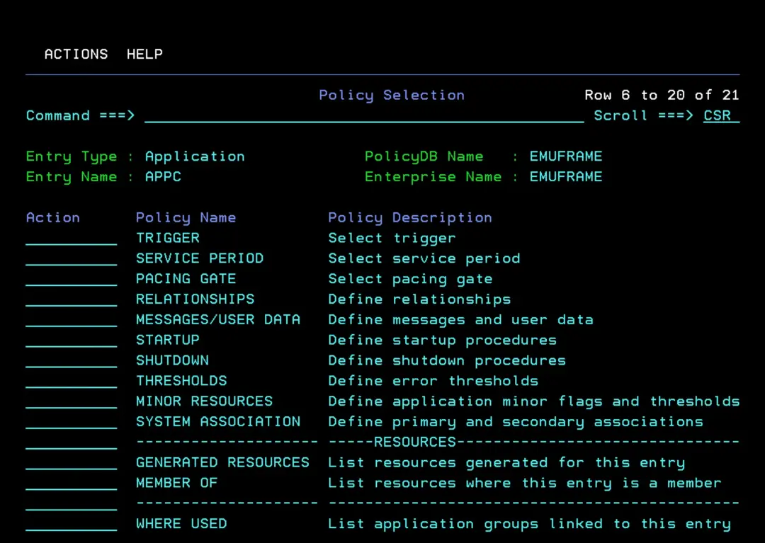System Automation 4.3 - Automation Policies – screenshot 48
