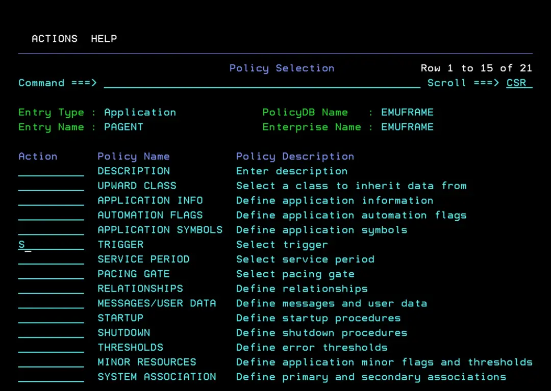 System Automation 4.3 - Automation Policies – screenshot 61