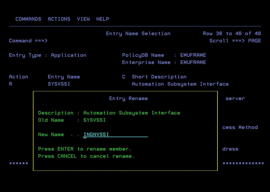 System Automation 4.3 - Automation Policies – screenshot 68