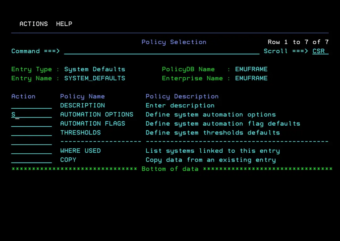 System Automation 4.3 - Automation Policies – screenshot 77