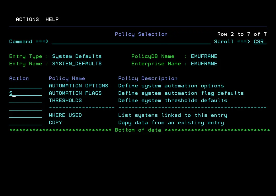 System Automation 4.3 - Automation Policies – screenshot 79