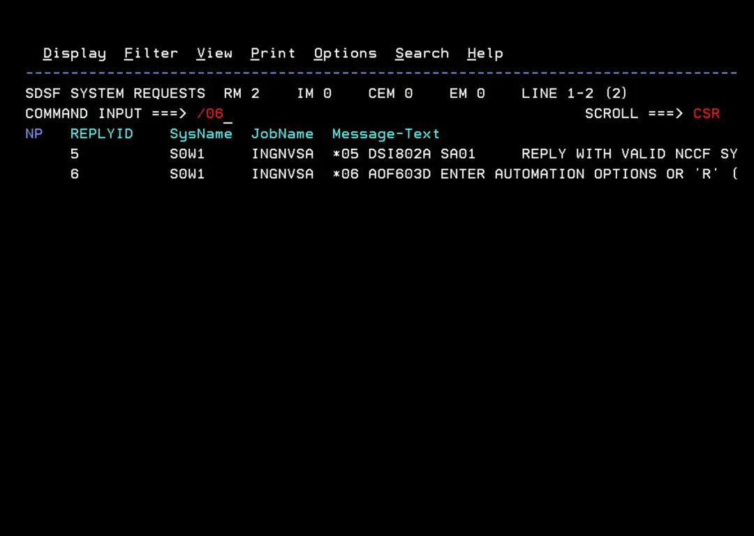 System Automation 4.3 - Automation Policies – screenshot 89