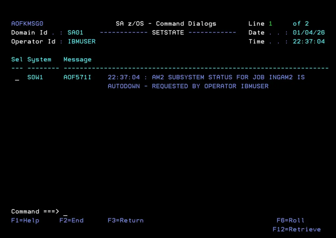 System Automation 4.3 - Automation Policies – screenshot 96